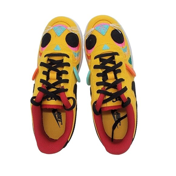 ❤️❤️Rare Nike Force 1 LV8 PS AF1 CNY Lion Dance 2Y Kids Shoes Yellow DQ5071-701 - Picture 5 of 9
